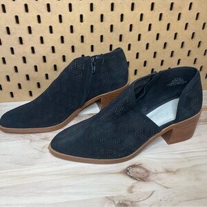 1. State Black Textured Ankle Booties with square heel from Nordstrom Rack